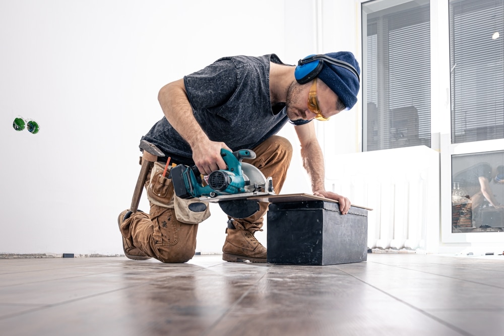 artisan btp decoupe parquet